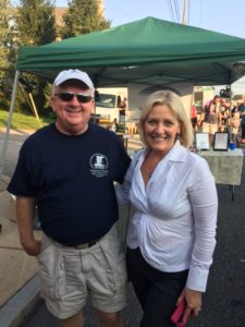 Jay O'Connor with Jury Commissioner Merry Woods